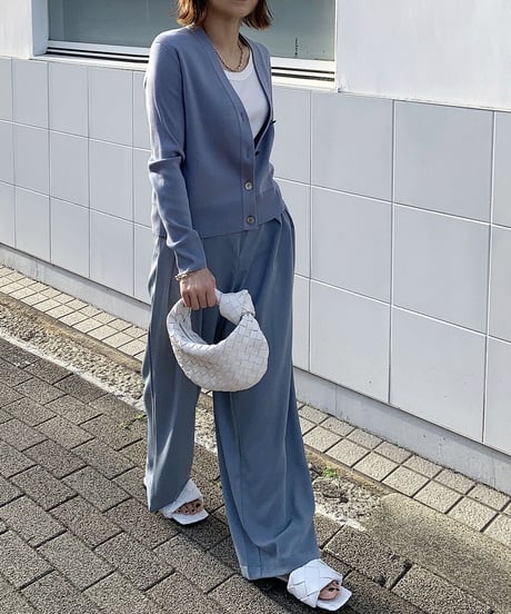 ワイドカラースラックスblue,pink,black