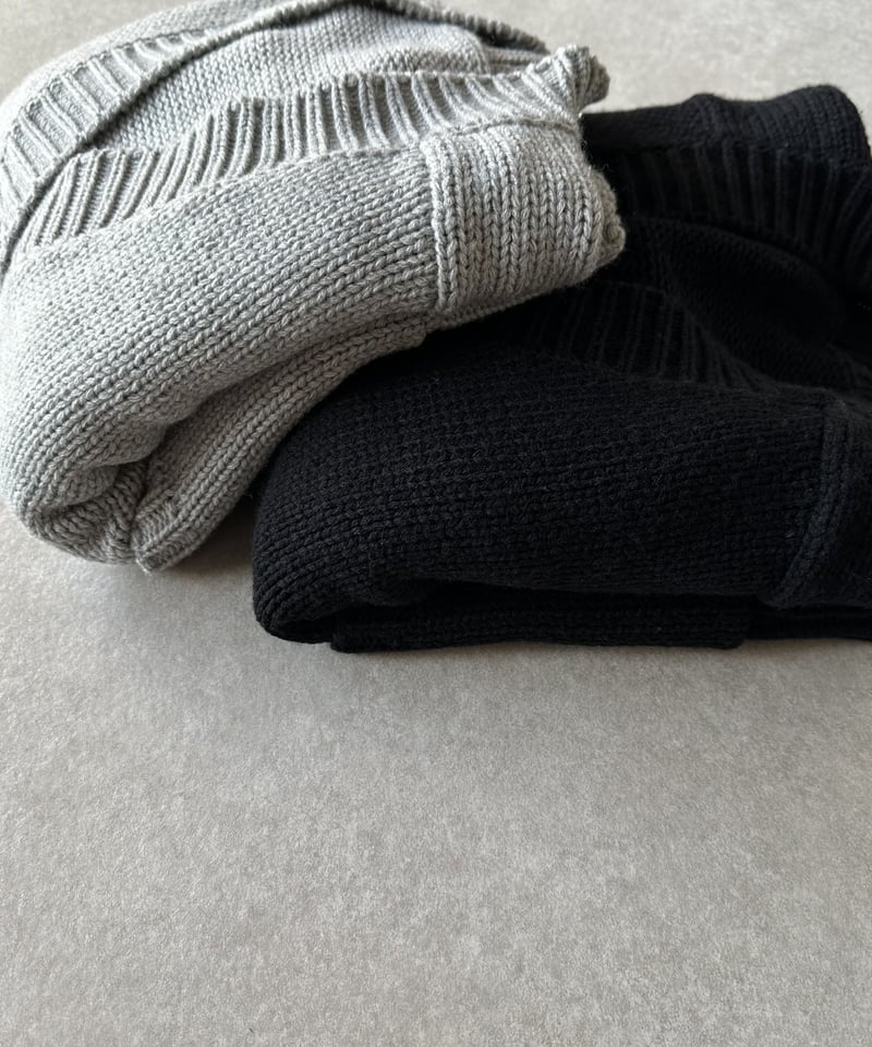 high neck knit(gray/black/offwhite) | ok.soon high neck knit(gray/black/offwhite) | ok.soon