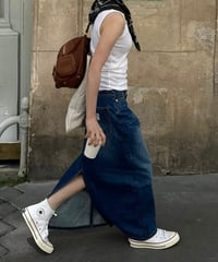 ok.soon×piccadilly OGC DENIM MAXI SKIRT