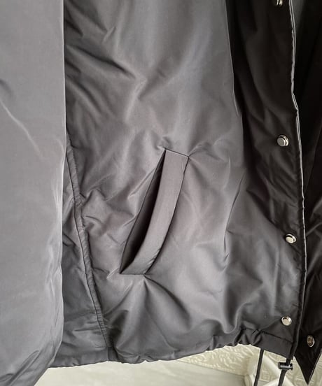 oversize coach jacket black