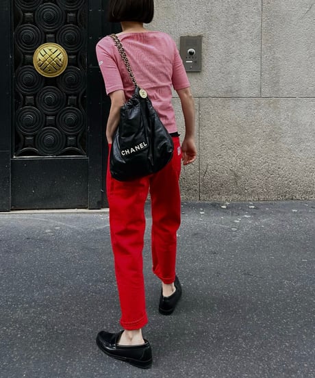 ok.soon×piccadilly OGC DENIM OVERDYE PANTS