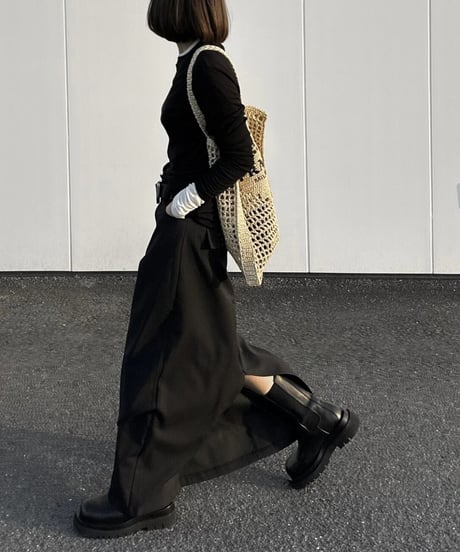 maxi skirt black