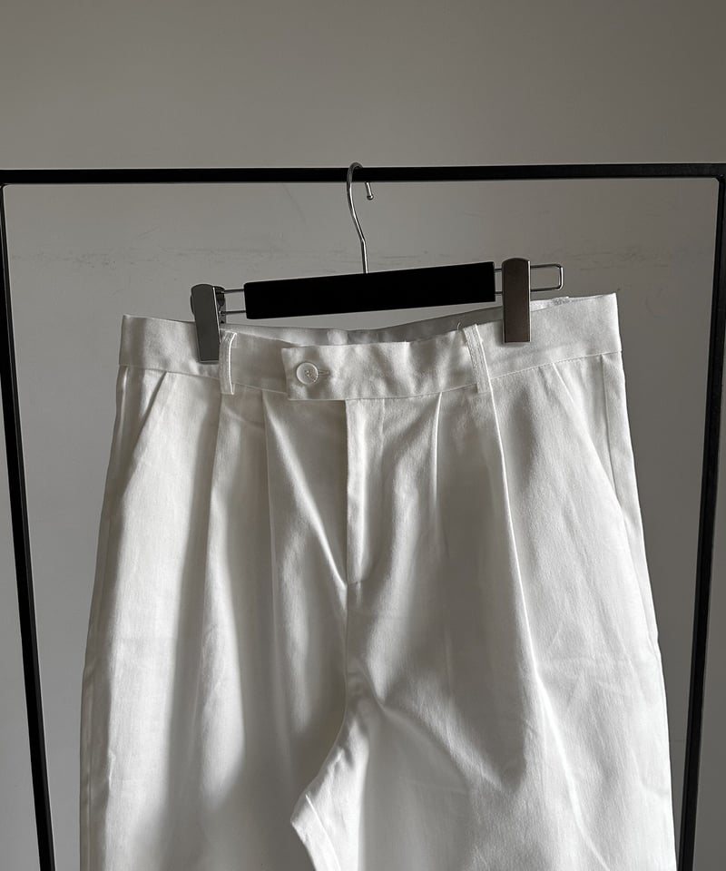 cotton white pants | ok.soon