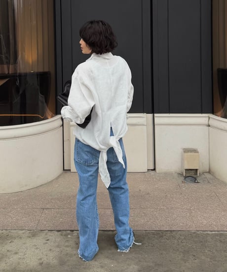 linen shirt white