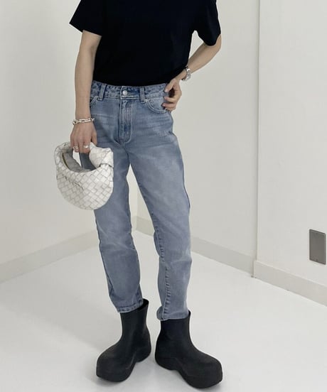 cotton slim pants denim