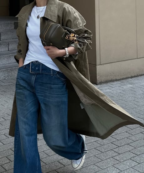 linen balmachan coat