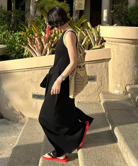 relax series linen blend maxi dress