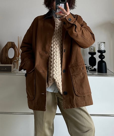 over size cable knit