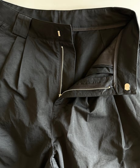 cotton nylon wide pants
