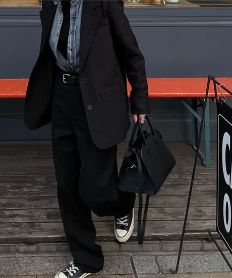 tailored jacket (black)