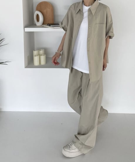 アースカラーセットアップ(pail blue,pail green)