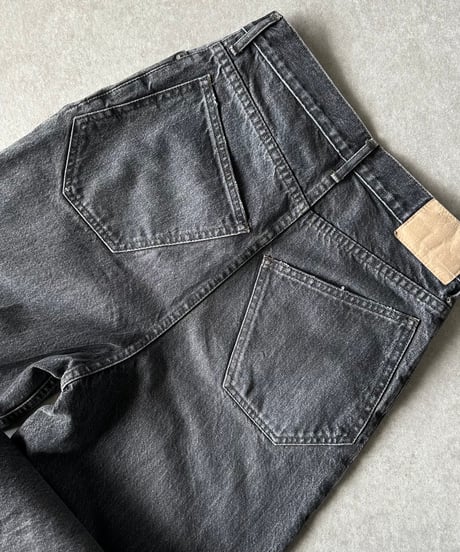 original wide denim black