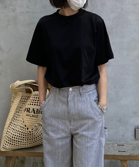 over size t-shirt (white/black)