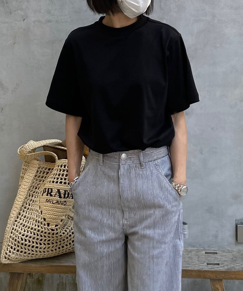 over size t-shirt (white/black) | ok.soon
