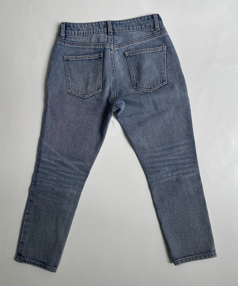 cotton slim pants denim | ok.soon cotton slim pants denim | ok.soon