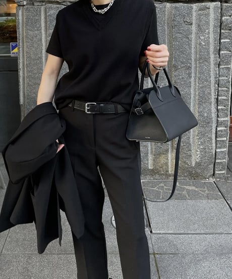 black set up suit