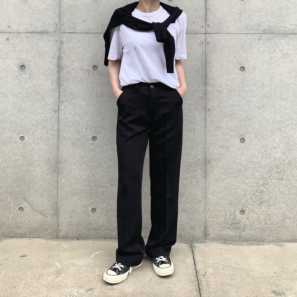 straight slacks (black) | ok.soon straight slacks (black) | ok.soon