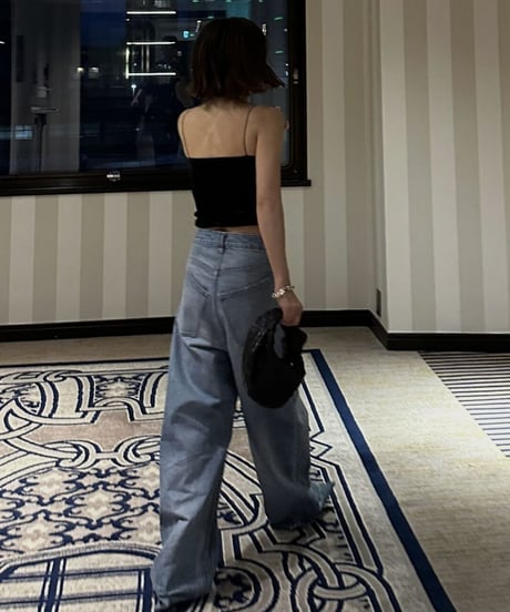 velour cami black