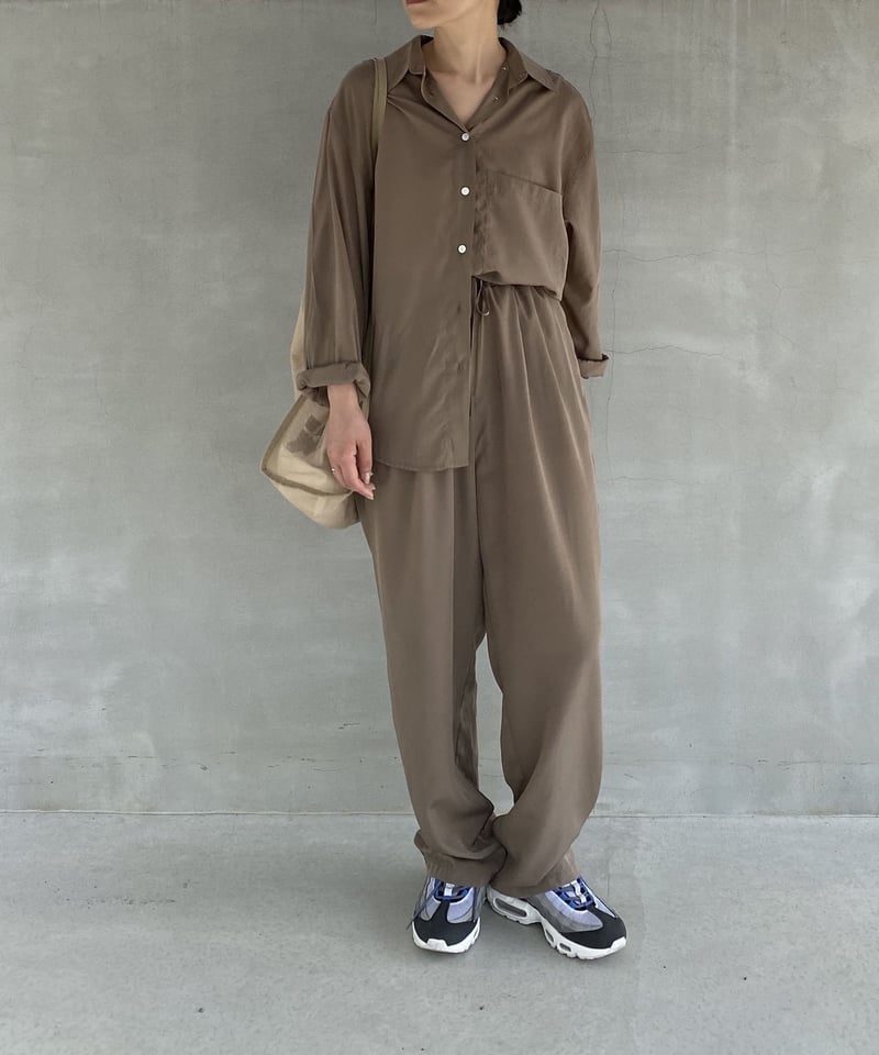 リラックスサテンセットアップ | ok.soon リラックスサテンセットアップ | ok.soon