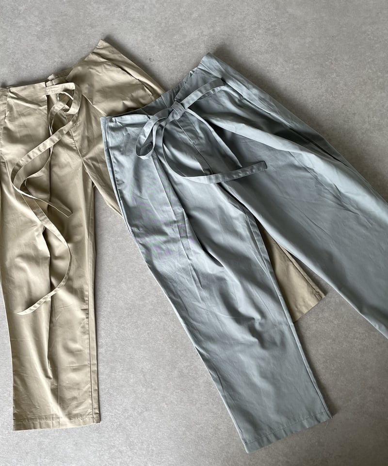 新品未使用タグあり！ok.soon リネンヘリンボーンパンツ linen herringbone pants ecru | ok.soon