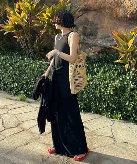relax series linen blend maxi dress