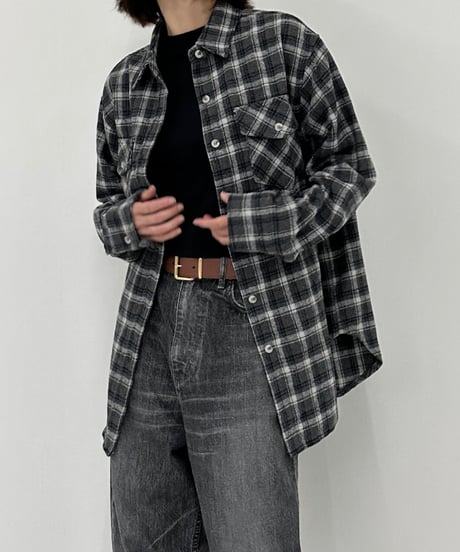 flannel check shirt