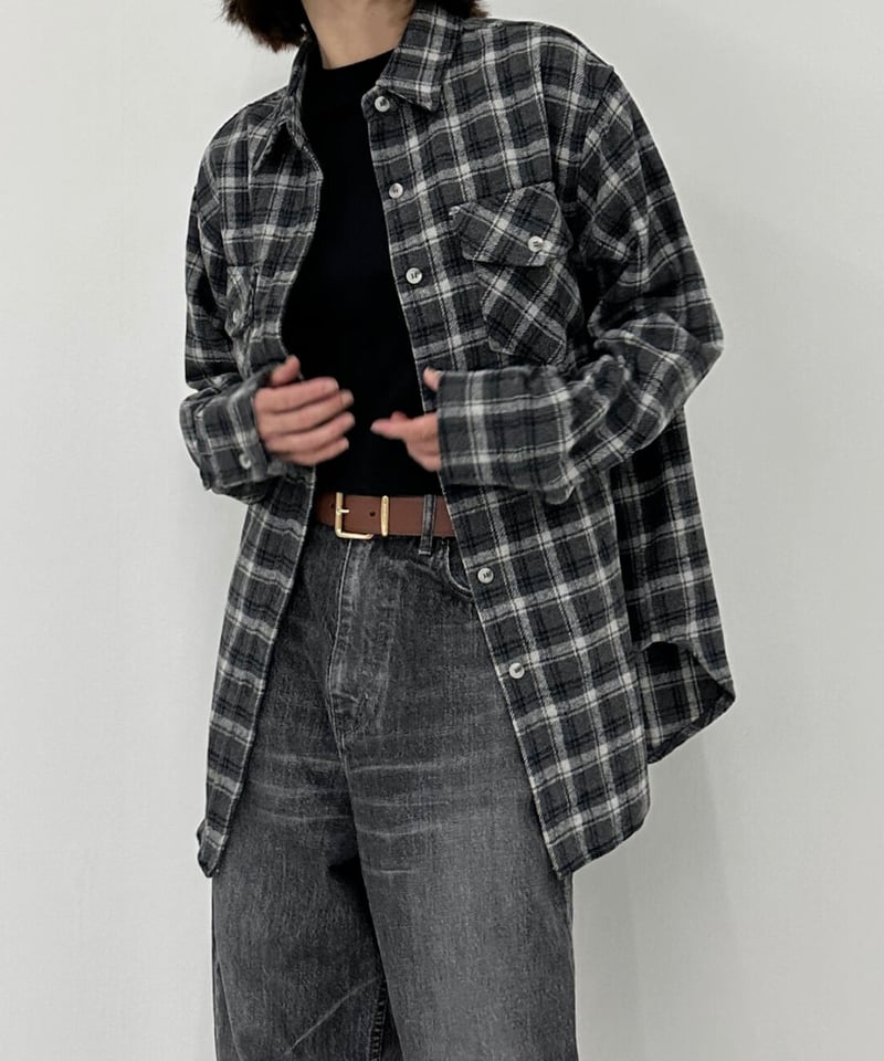 トップス ok.soon flannel check shirt flannel check shirt | ok.soon
