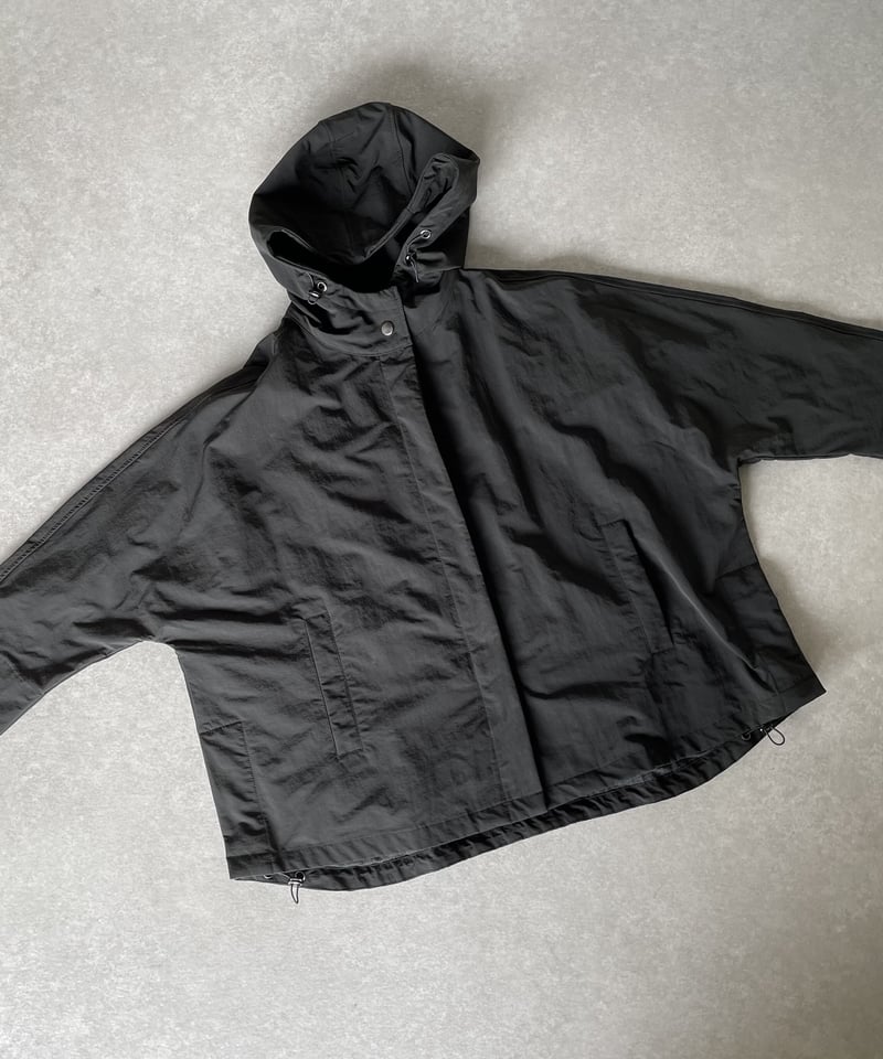hooded blouson(black/camel) | ok.soon