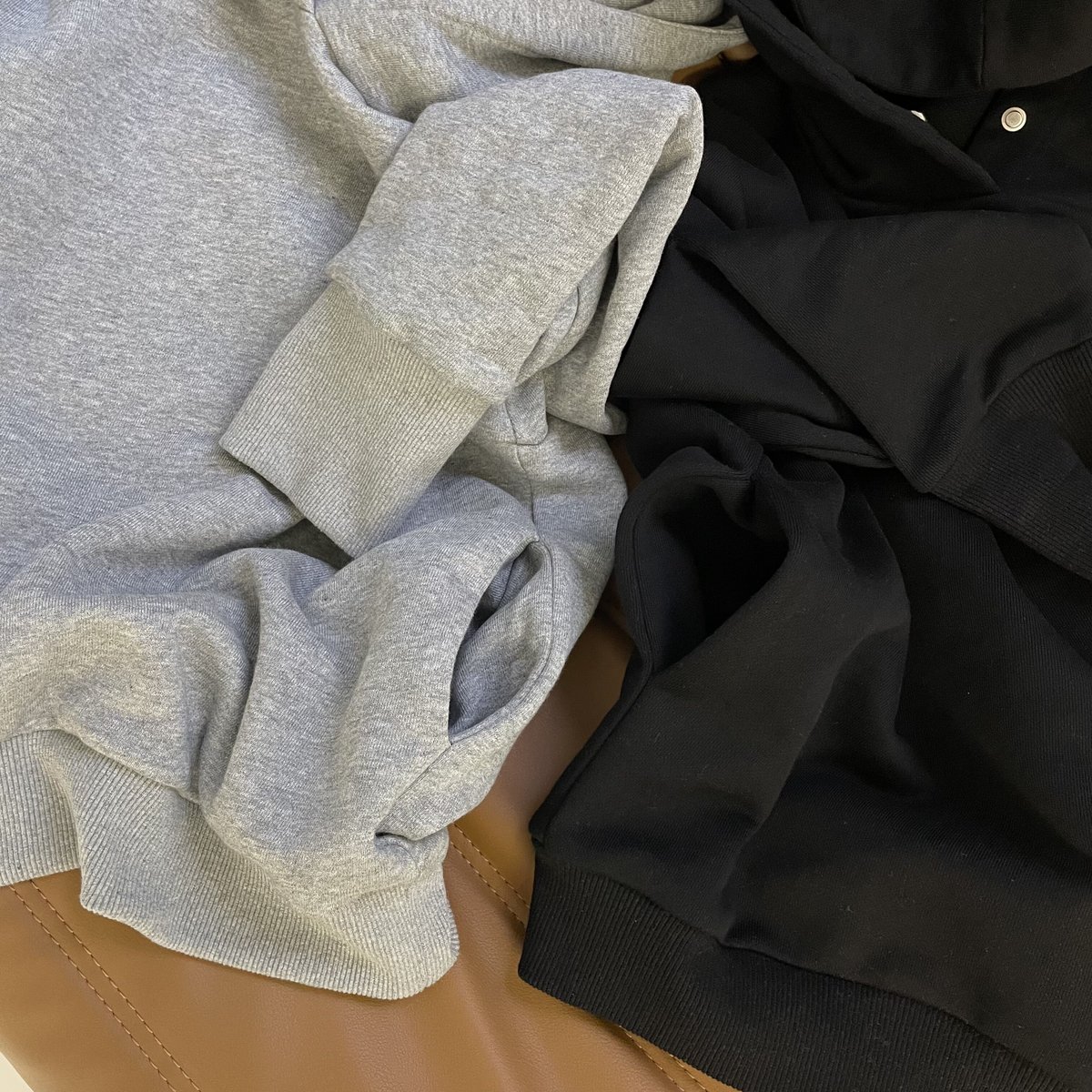 compact hoodie (black/gray) | ok.soon compact hoodie (black/gray) | ok.soon