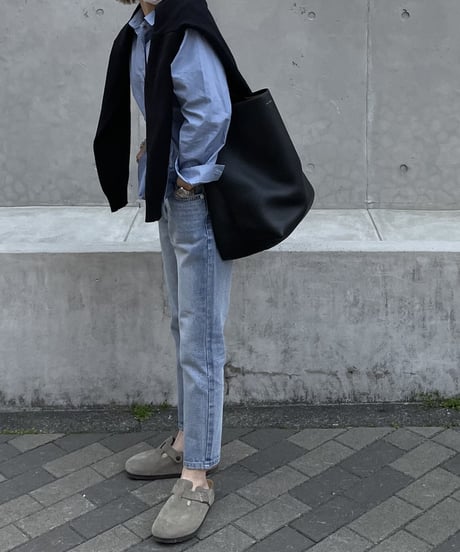 cotton slim pants denim