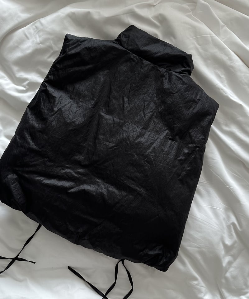 W name down vest black | ok.soon