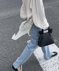 bonbon lace blouse(ecru,black)