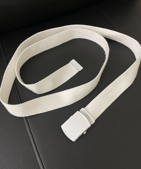 white belt 1tuck slacks (gray)