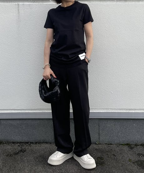 straight slacks (black)