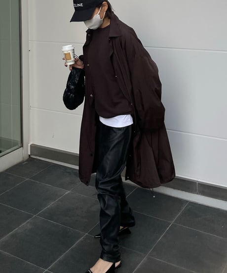 light soutien collar coat (brown)