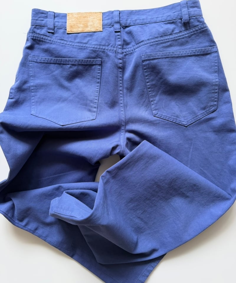 vintage blue cotton pants | ok.soon
