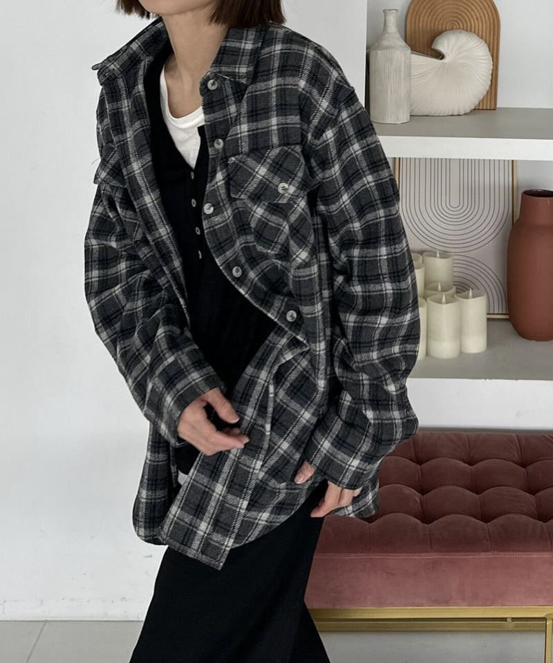 トップス ok.soon flannel check shirt flannel check shirt | ok.soon
