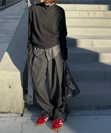 ［easy series］high neck sweater