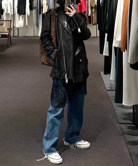 ［pre-order］leopard leather bag