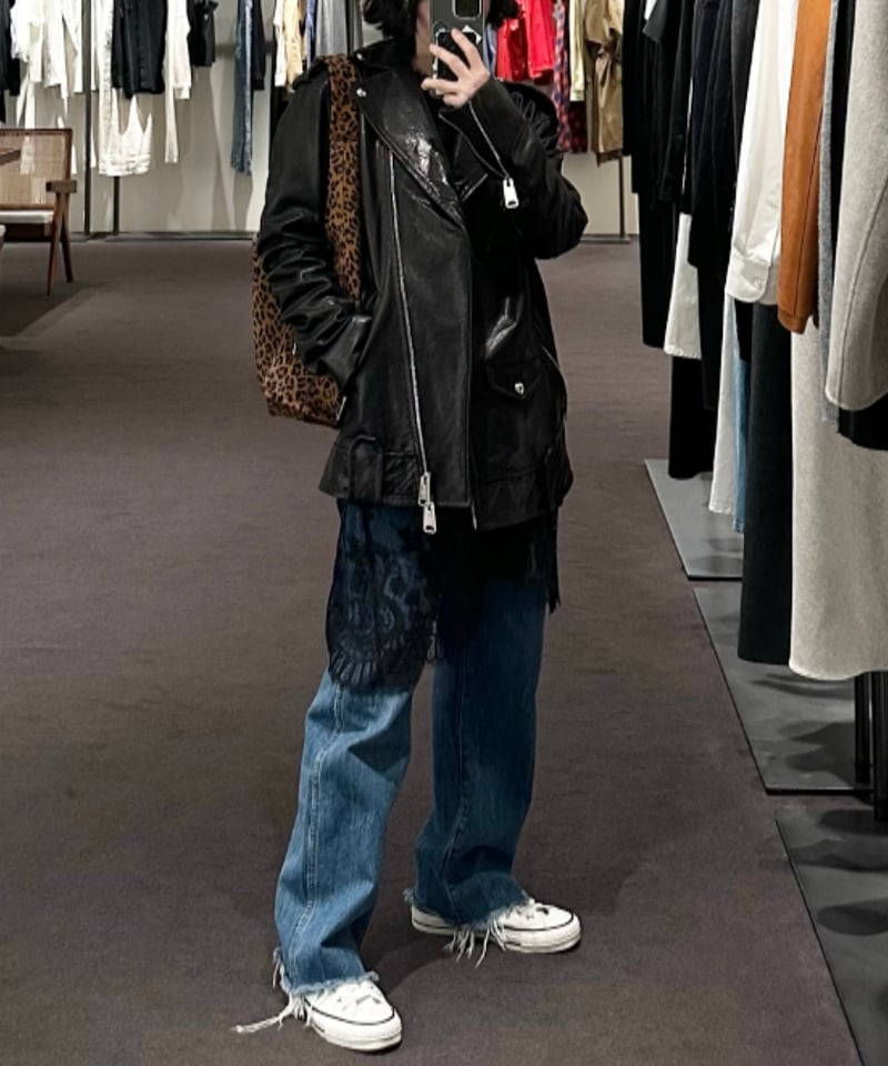 leopard leather bag | ok.soon