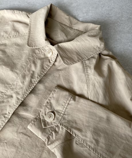 ［full liner］light soutien collar coat (black/beige)
