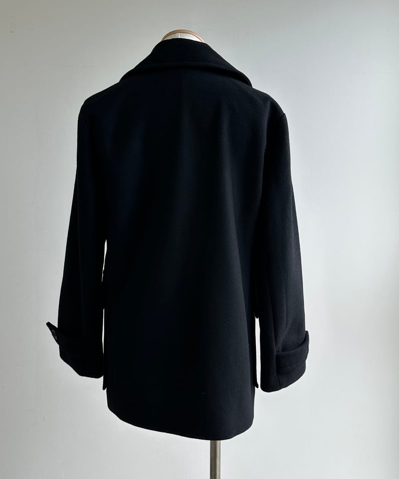 pea coat black | ok.soon
