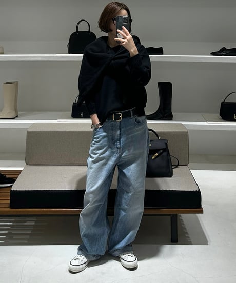 original wide denim blue
