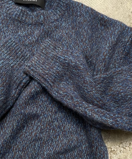 mix blue knit