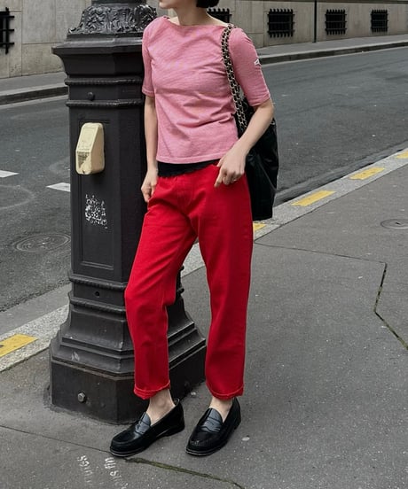 ok.soon×piccadilly OGC DENIM OVERDYE PANTS