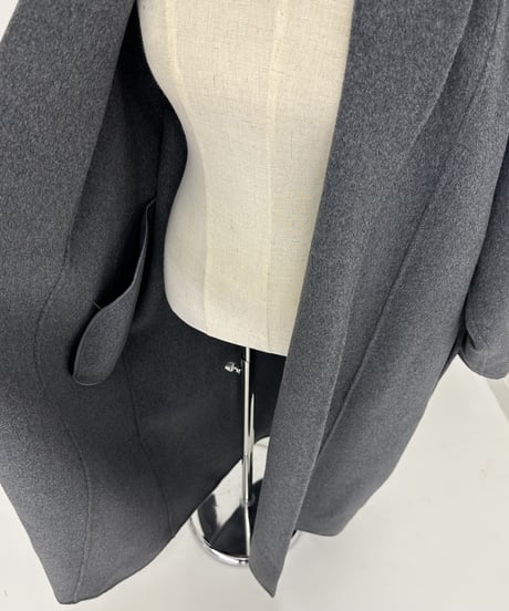 wool gown coat