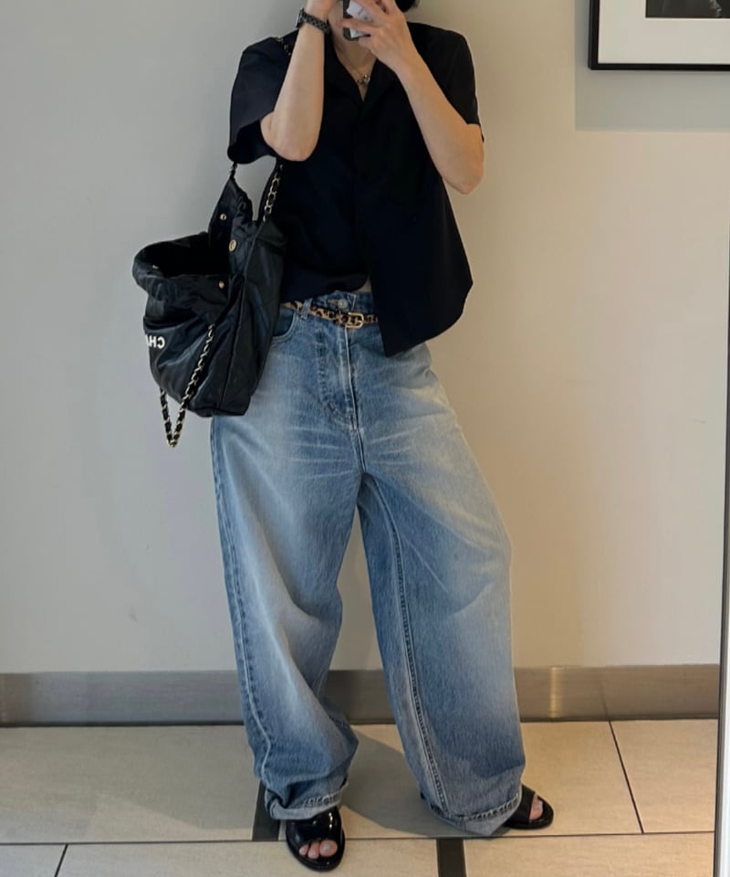 pre-order］leopard leather belt | ok.soon