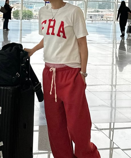original logo t shirt white/gray