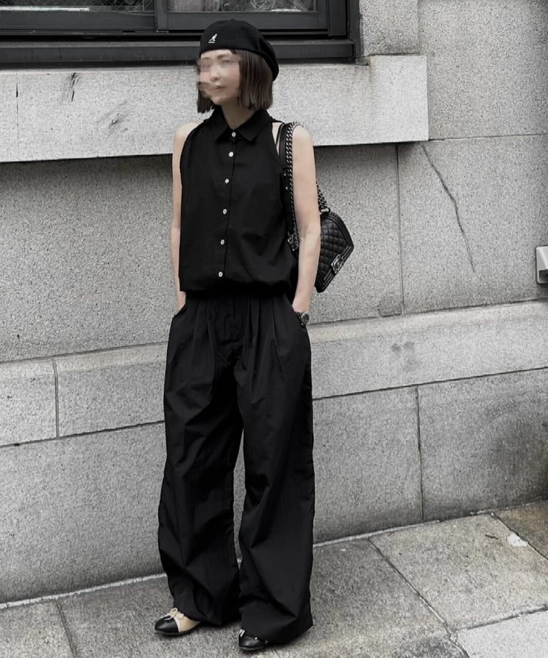 linen blend sleeveless shirt | ok.soon