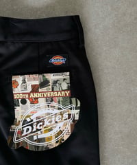 ok.soon×dickies wide chino pants (black)